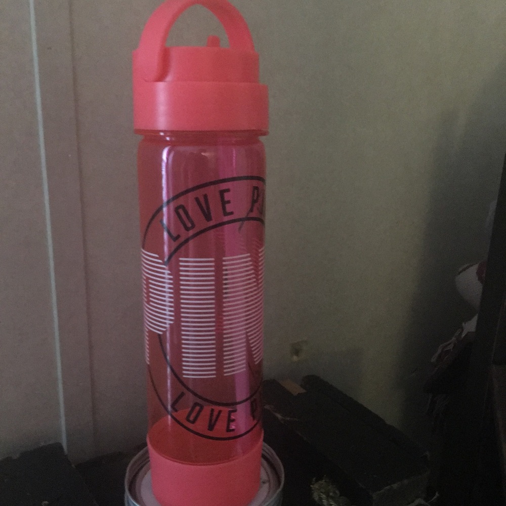 Pink water bottle