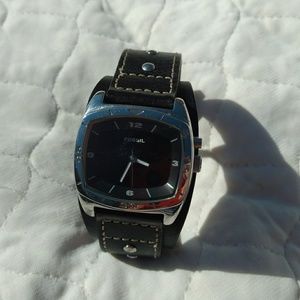 Men's Fossil Leather watch
