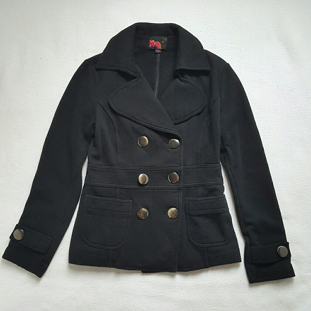 HOLD@shopaholic033 - F21 Black Fleece Peacoat