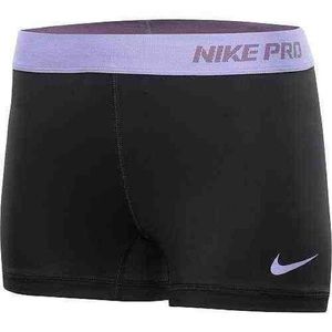 Black and purple Nike pro shorts