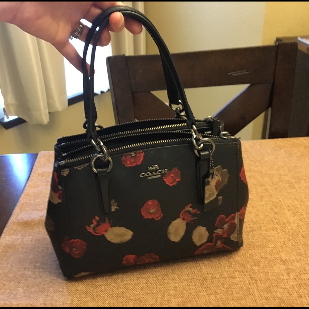 Coach Floral Handbag