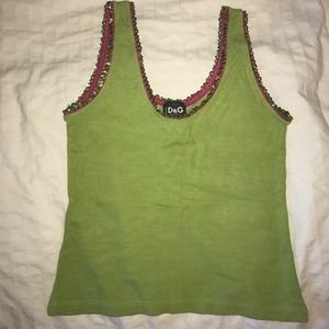 Dolce & Gabbana green tank
