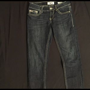 Dark blue skinny jeans