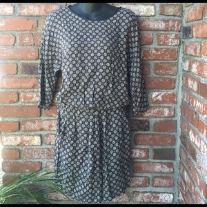 Zara Basic Geometric Print Dress