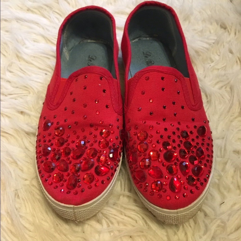 Rhinestone slip ons!