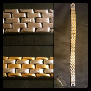 Men's Stainless Steel 2-tone bracelet