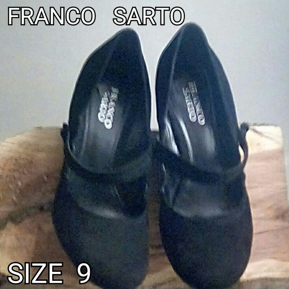 Black Suede 2.5"heels.  Elegant and versatile.