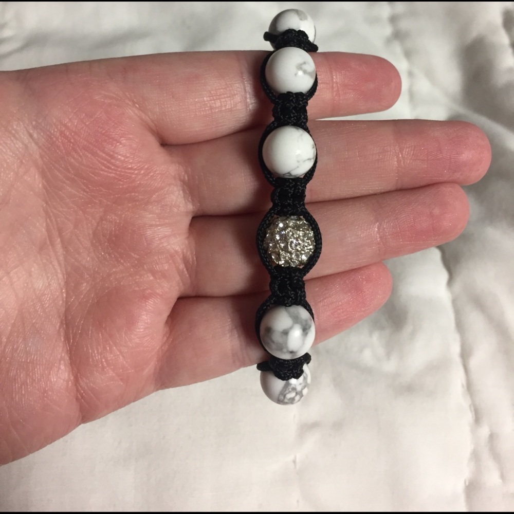Woven Stone Bracelet