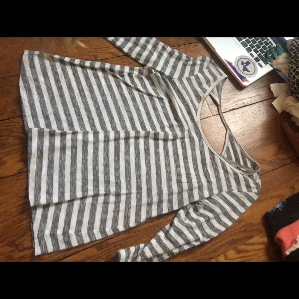 Striped lounge top
