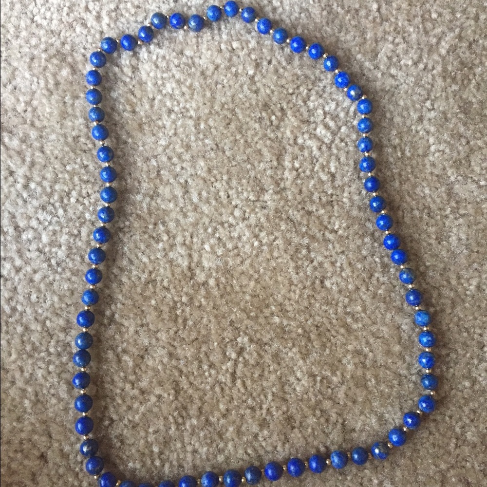 Blue lapis necklace