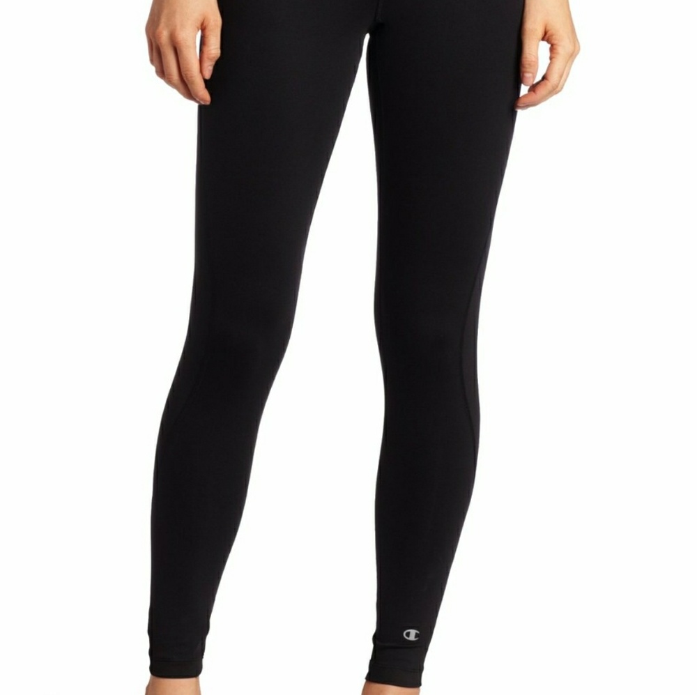 Black Champion compression leggings, full-length