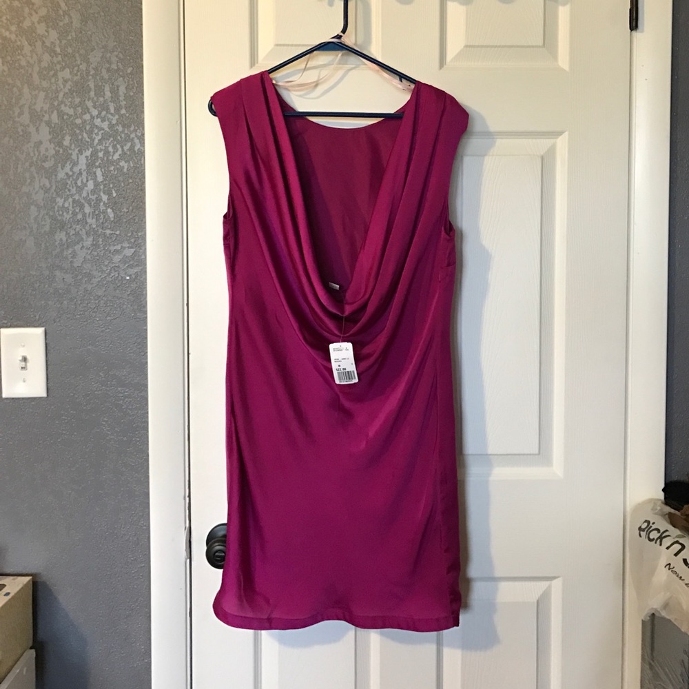 NWT!!!! Magenta Shift Dress. - Picture 3 of 3