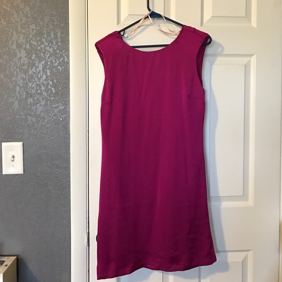 NWT!!!! Magenta Shift Dress. - Picture 2 of 3