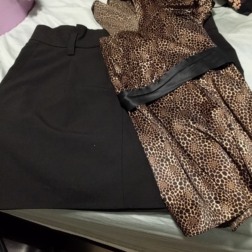 Spring Sale---Set of skirt and shirt