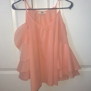 •Pretty spring peach/orange shirt•