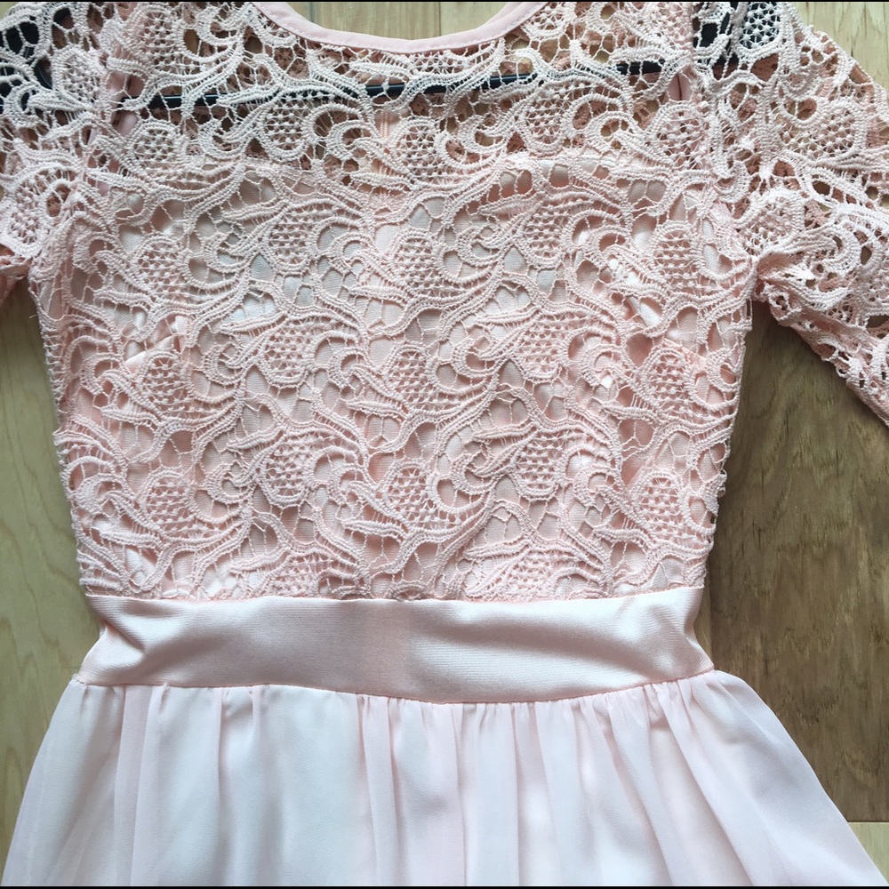 Pink formal dress