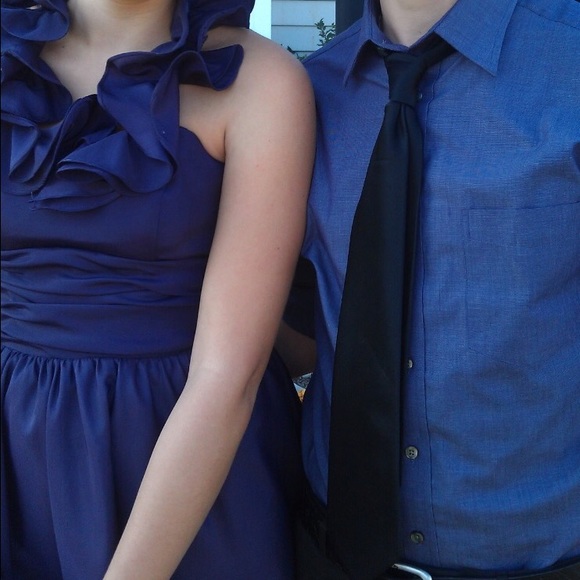 Plum Purple Homecoming/Prom/Cocktail/Evening Dress - Picture 5 of 5