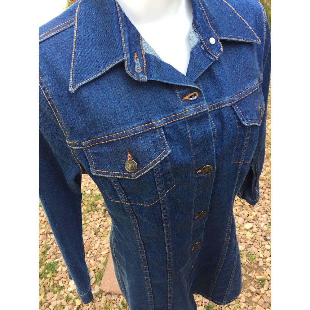 SALE!! Zara Mini Denim Dress - Picture 2 of 5