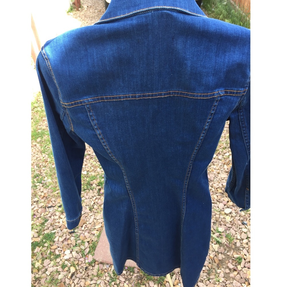 SALE!! Zara Mini Denim Dress - Picture 3 of 5
