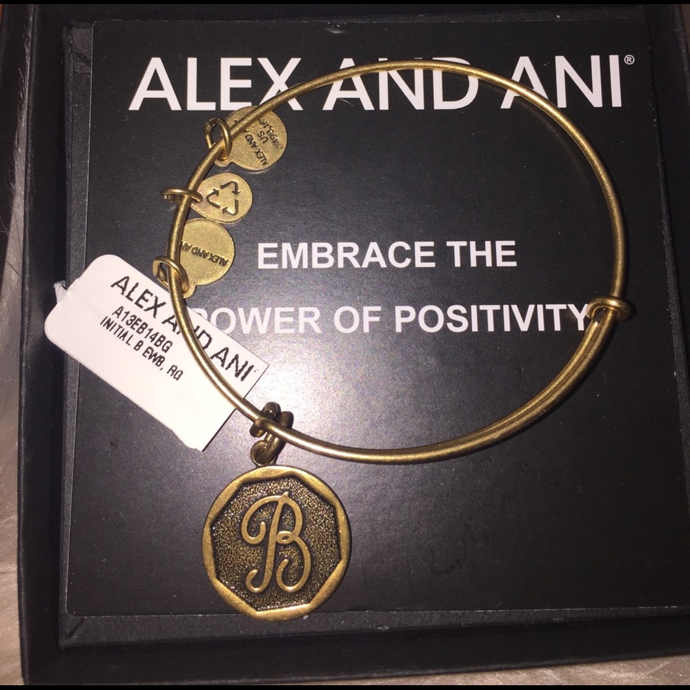 Alex And Ani "B" bracelet