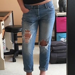 Asos Ripped Boyfriend Jeans