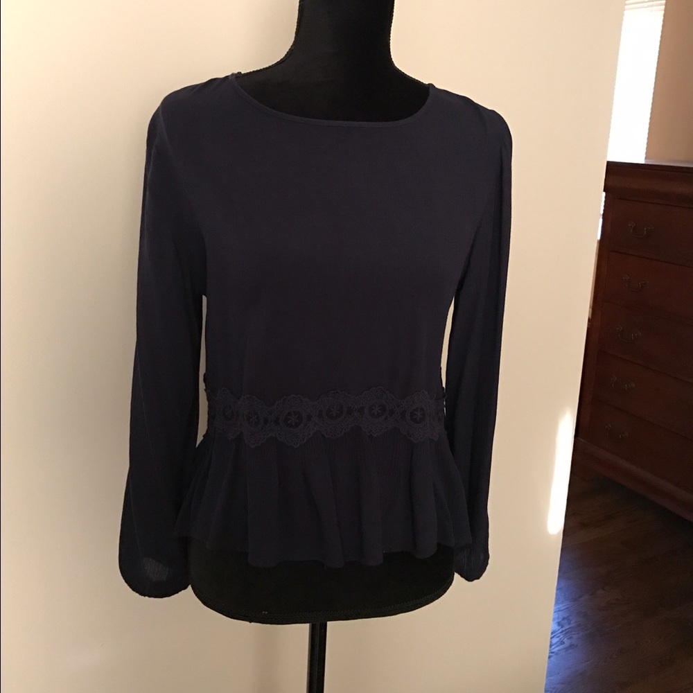 Blue Francesca's Miami top