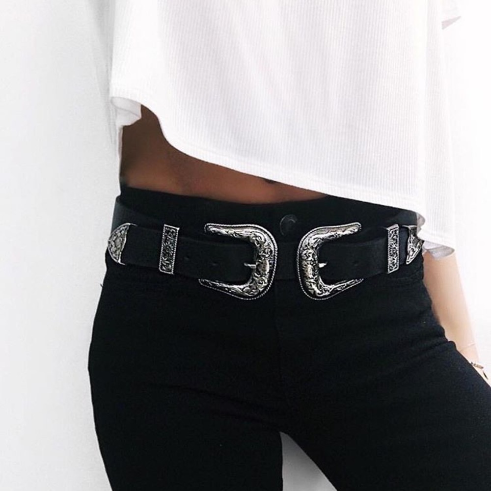 B-Low The Belt silver bri bri belt