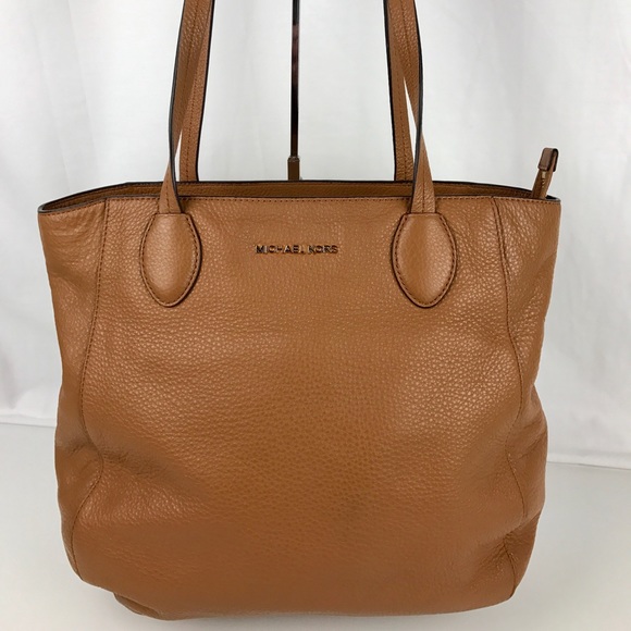 Michael Kors Handbags - Michael Kors Ani North South Top Zip Leather Tote