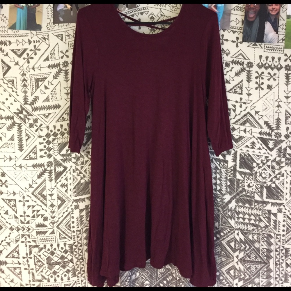 Maroon Dress