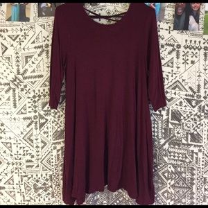 Maroon Dress