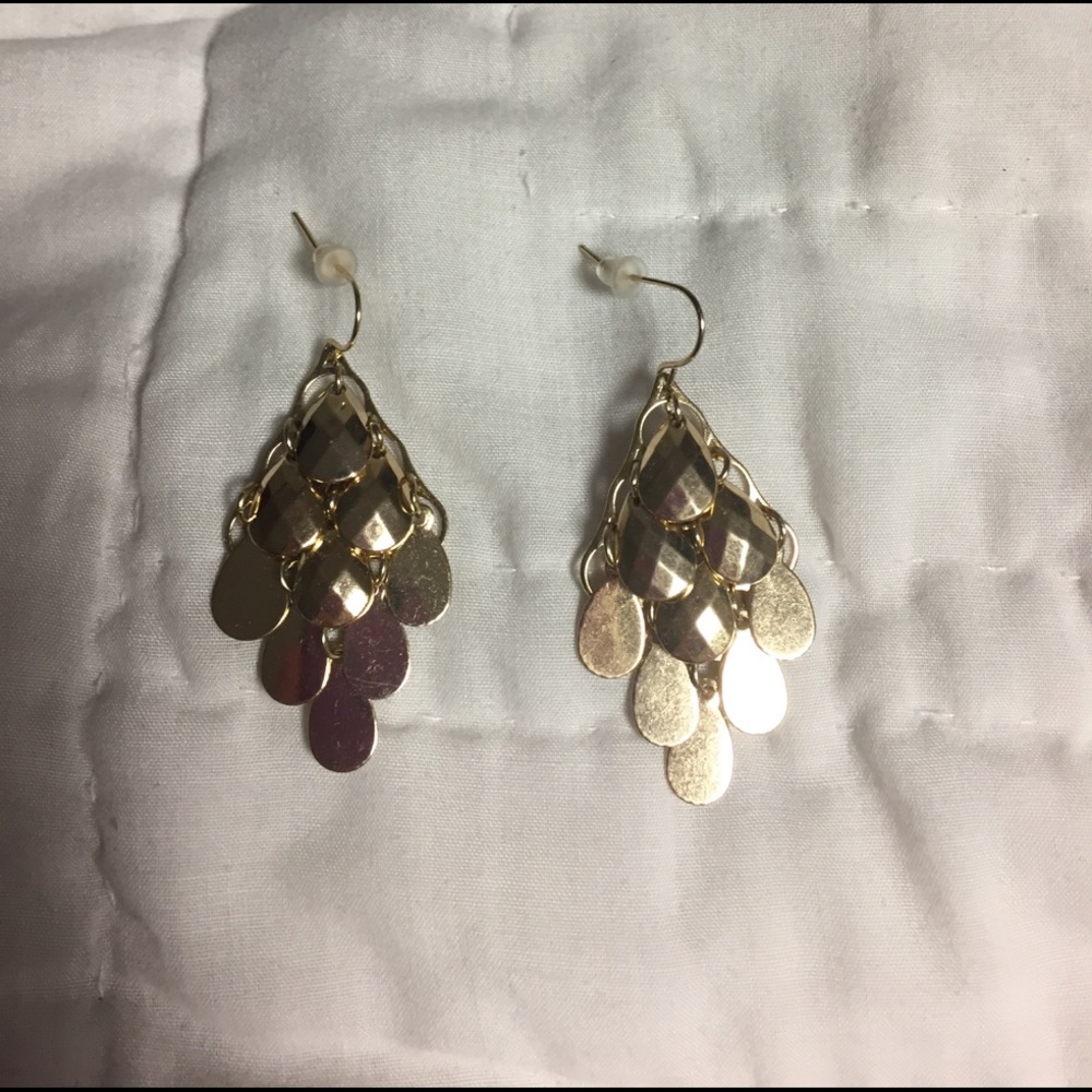 Gold Dangly Earrings