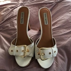 Leather sling back shoes 👠