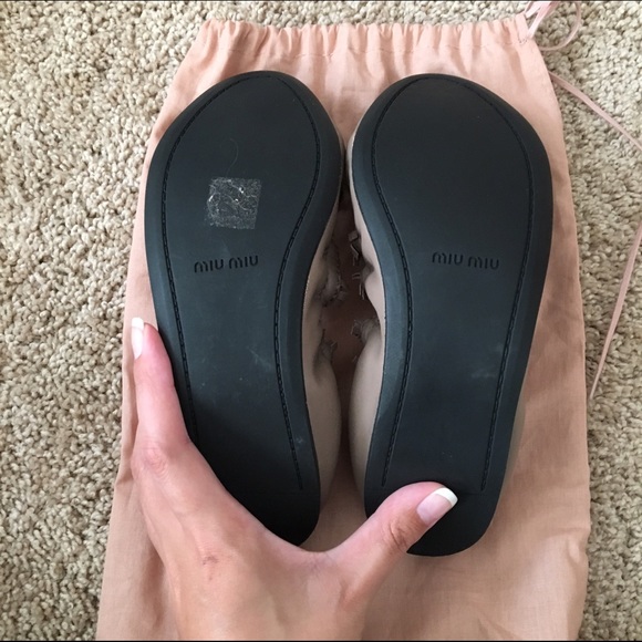 Miu miu ballerina flats🖤 - Picture 3 of 3