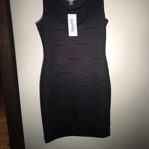 Joseph Ribkoff Black Evening Dress w/ DrapedCollar