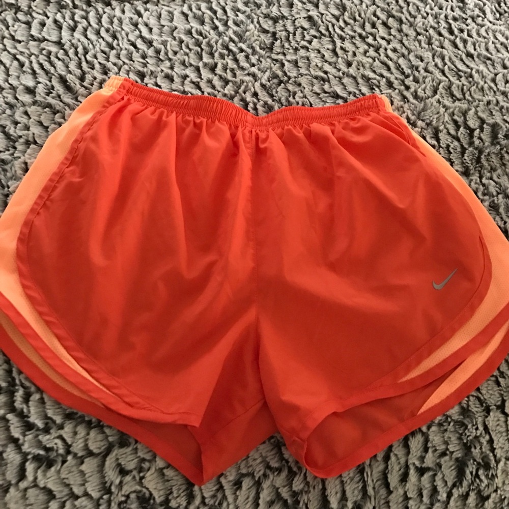 Nike Dri-Fit orange shorts