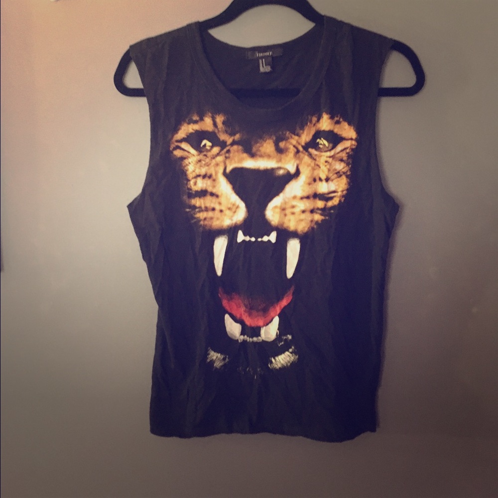 Lion muscle tank