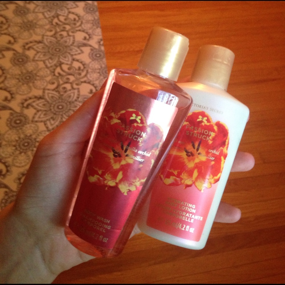 Passion Struck Body Wash and Lotion