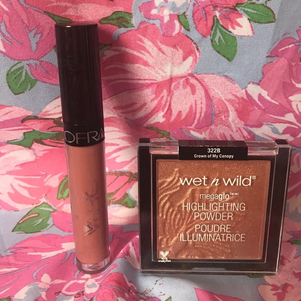 Wet n wild in crown my canopy and Ofra in Aries