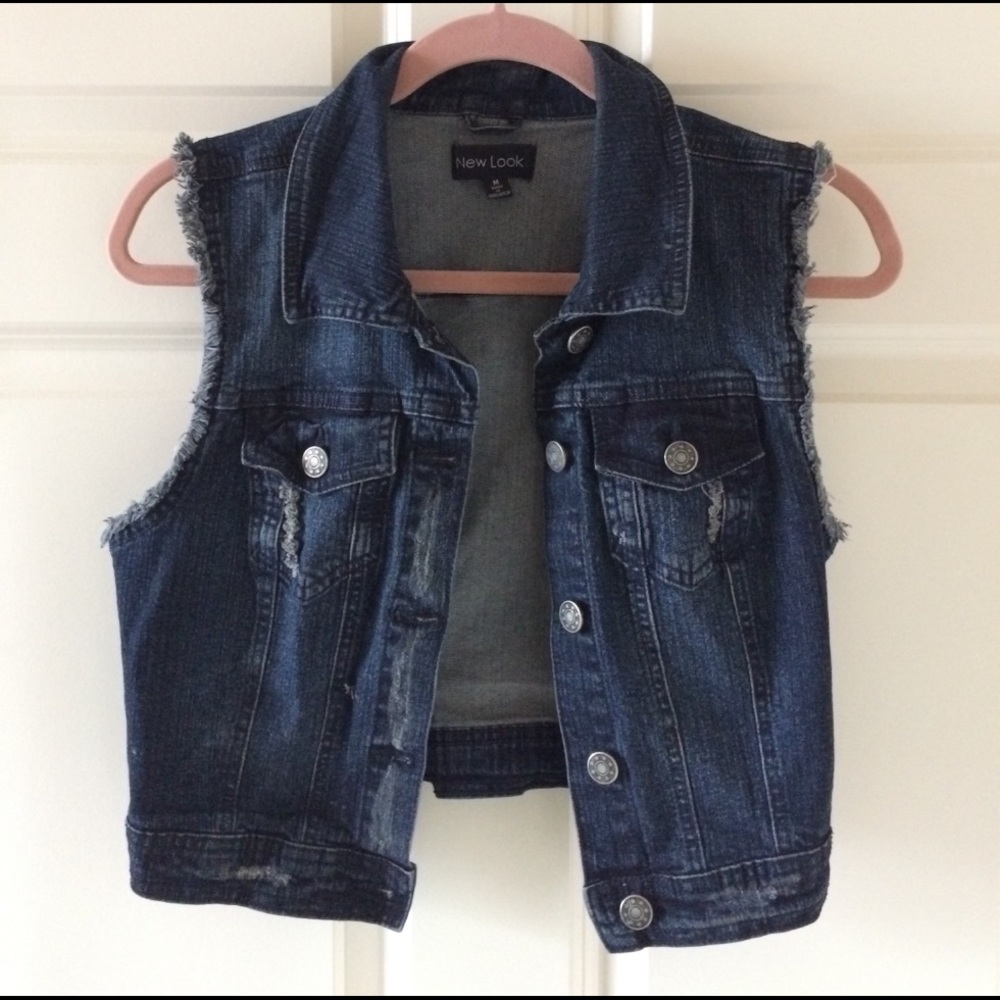 Womens Jean Vest
