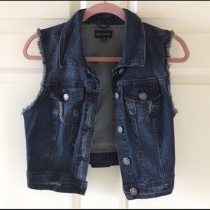 Womens Jean Vest