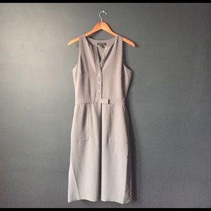 Banana Republic dress cinched waist, pockets