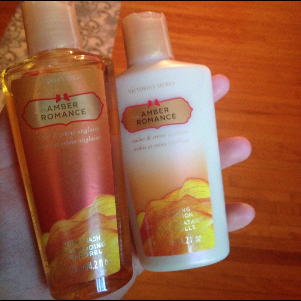Amber Romance Body Wash and Lotion