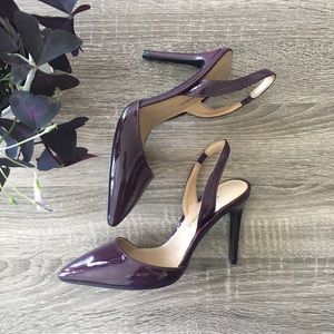 💥NEW Banana Republic Plum Sling Back Heels