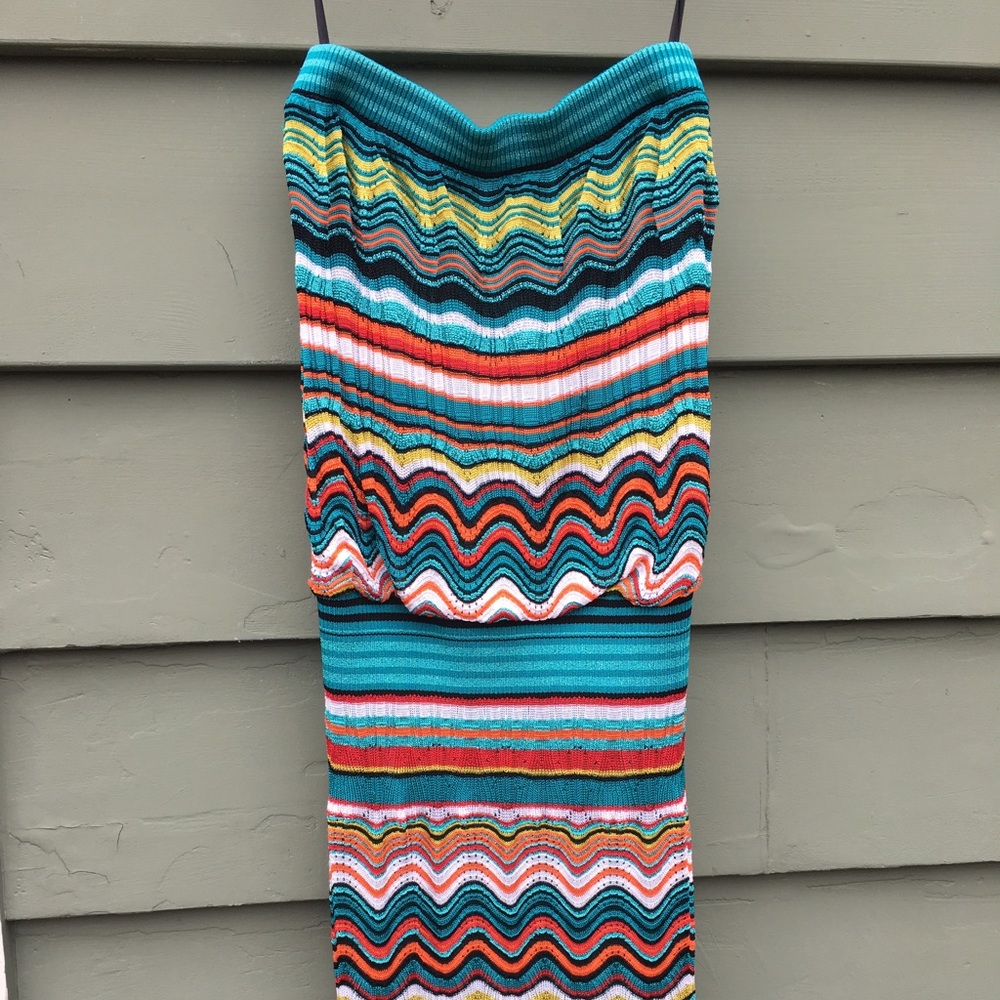 Laundry by Shelli Segal- Strapless Knit Dress, M