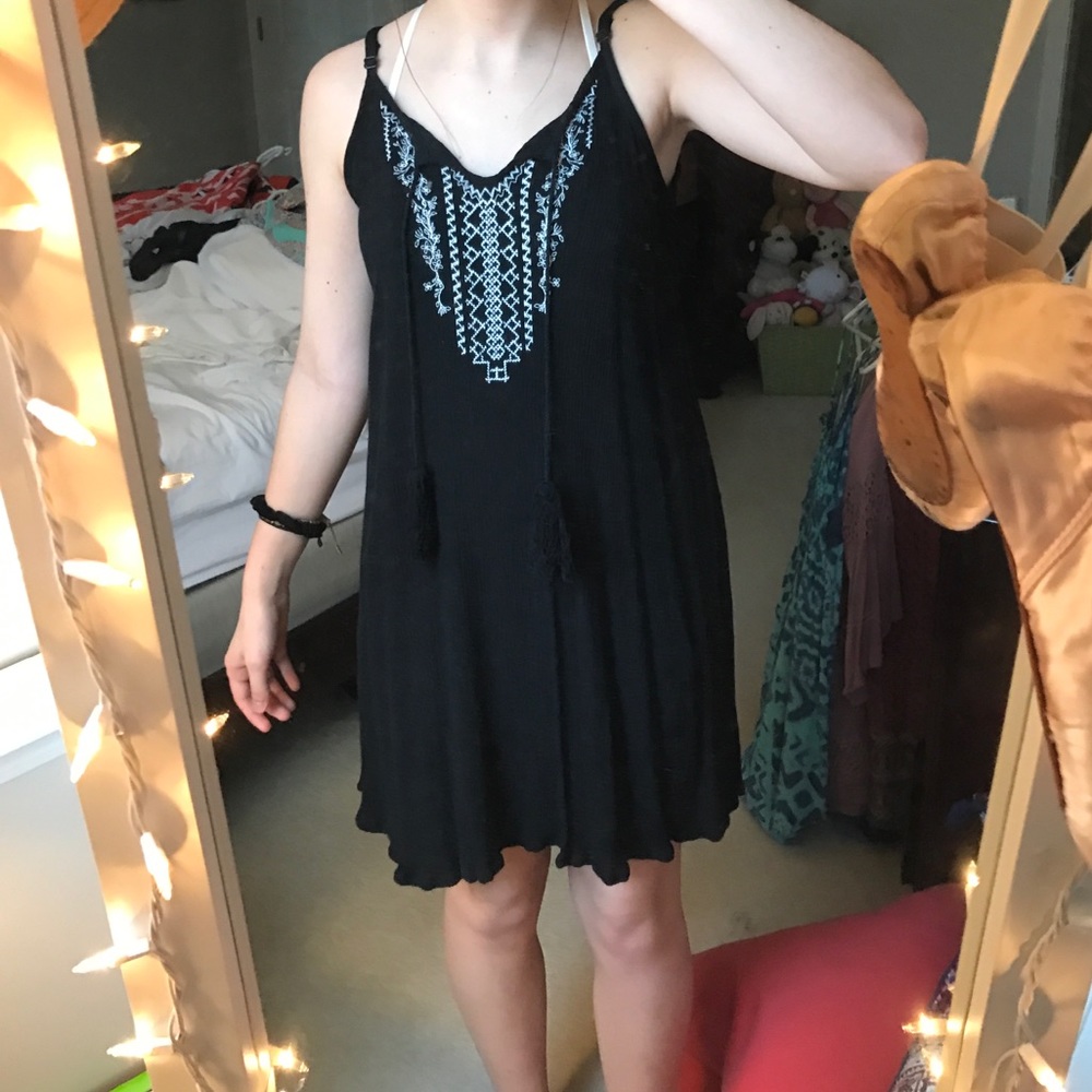 Black sun dress