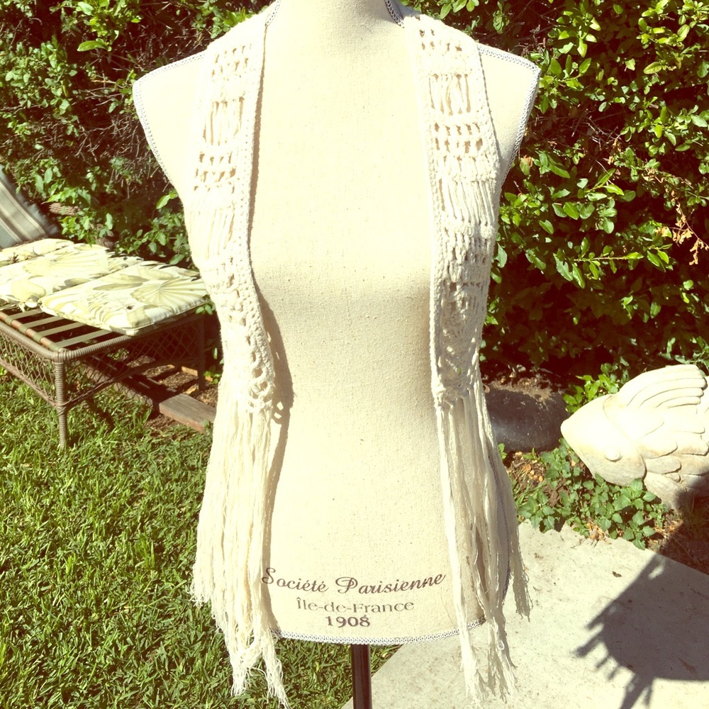Crochet vest