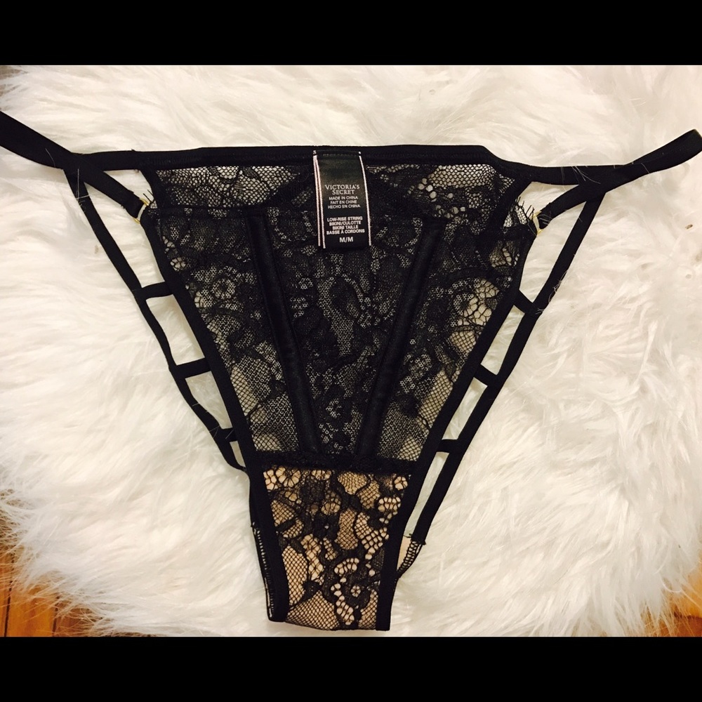 NEW! VS sexy low rise string laced pantie