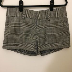 Alice + Olivia for Scoop Houndstooth Shorts