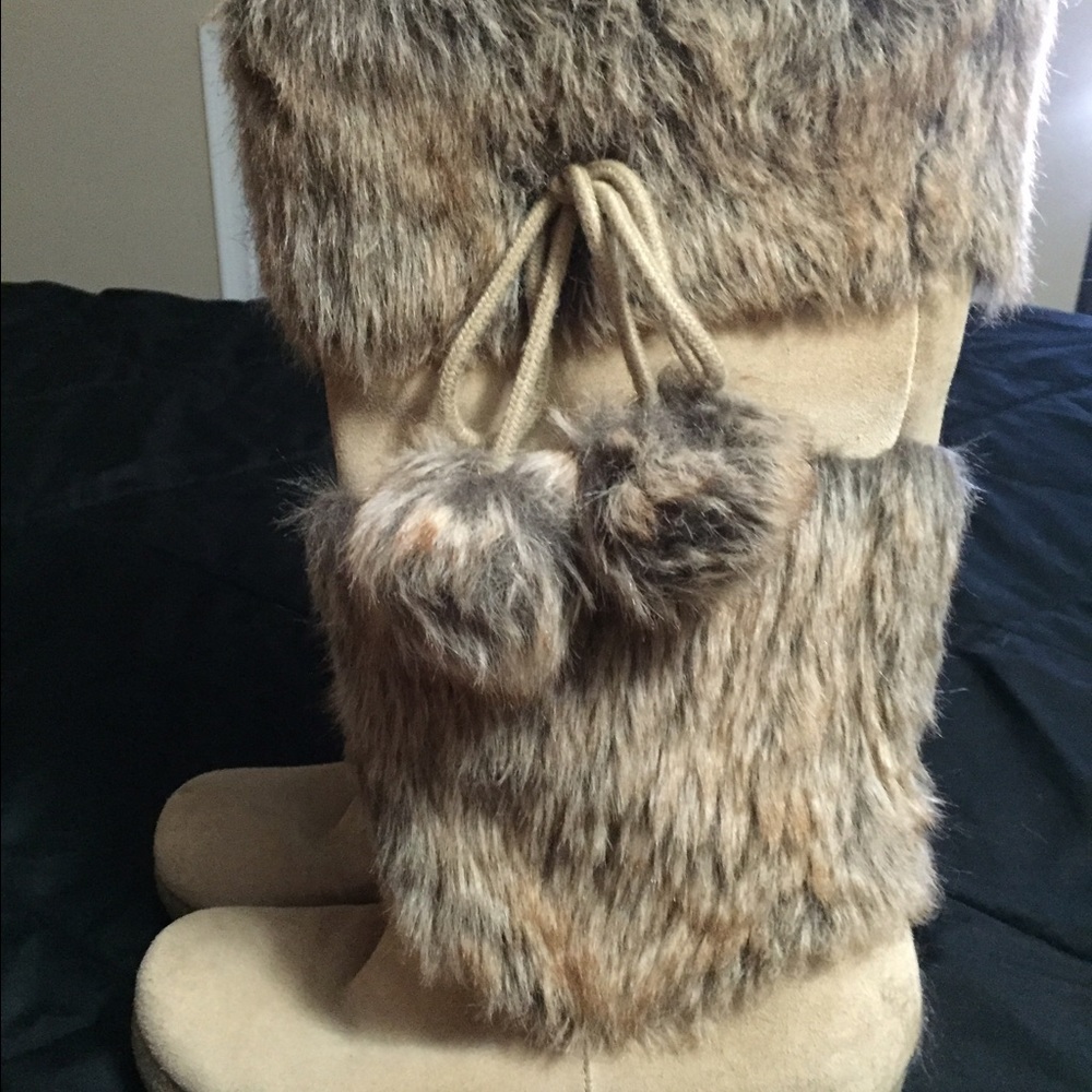 Effie Suede w faux fur Boots