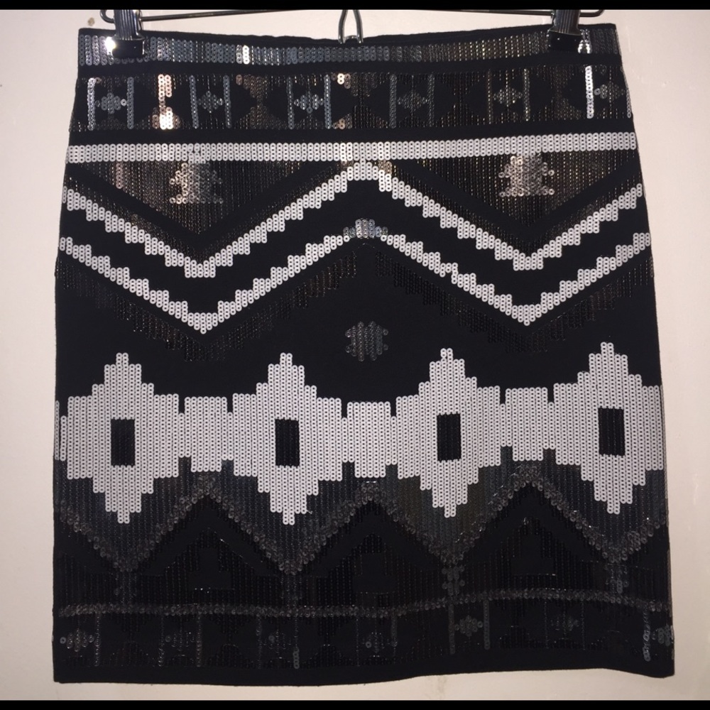 Sequin Mini Skirt